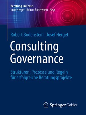 cover image of Consulting Governance